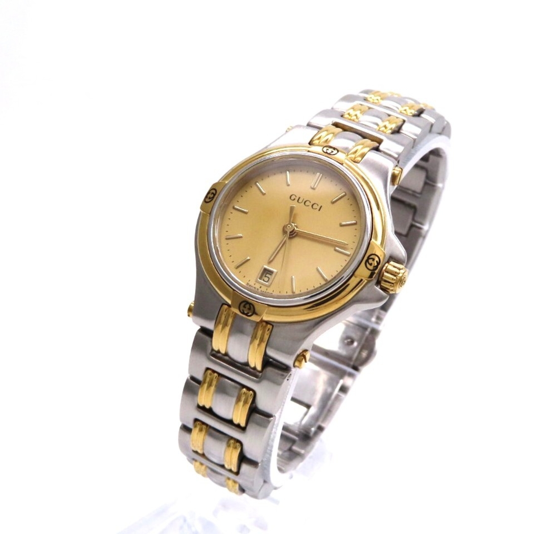 GUCCI - 【コンビモデル】GUCCI 'グッチ 時計' 9040L レディース GUCCI - 【コンビモデル】GUCCI 'グッチ 時計' 9040L レディース