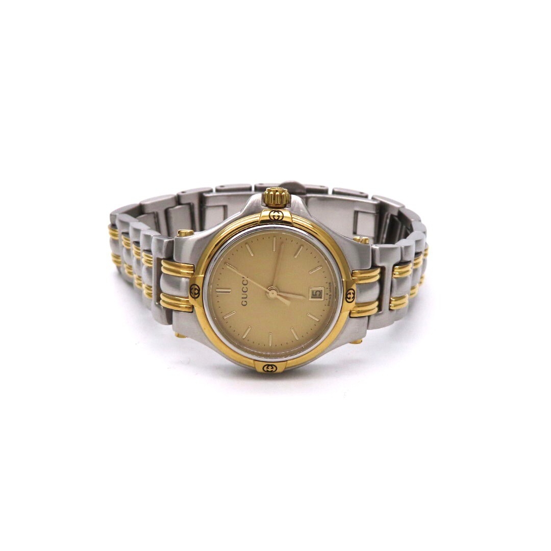 GUCCI - 【コンビモデル】GUCCI 'グッチ 時計' 9040L レディース GUCCI - 【コンビモデル】GUCCI 'グッチ 時計' 9040L レディース