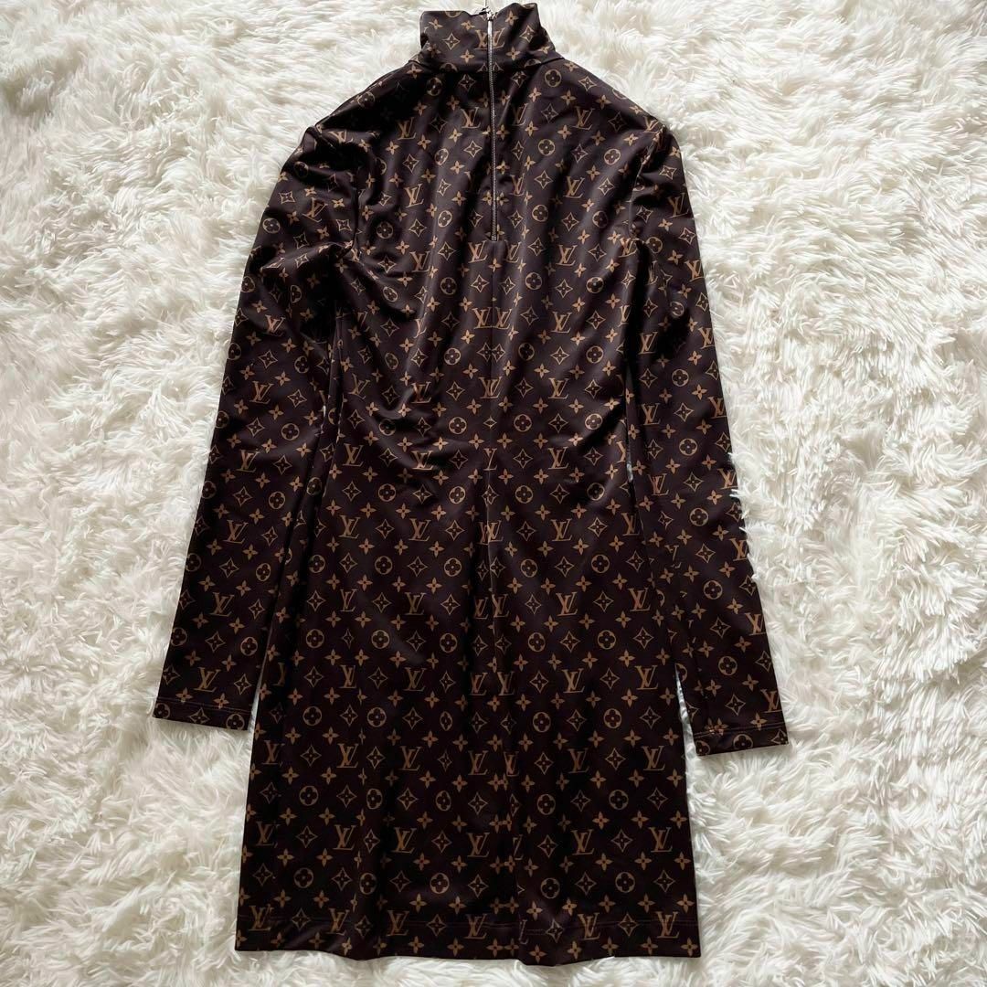LOUIS VUITTON - 未使用級 ルイヴィトン 膝丈ワンピース LOUIS VUITTON - 未使用級 ルイヴィトン 膝丈ワンピース