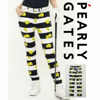 PEARLY GATES - 新品タグ付き【パーリーゲイツ】スマイル柄 PEARLY GATES - 新品タグ付き【パーリーゲイツ】スマイル柄