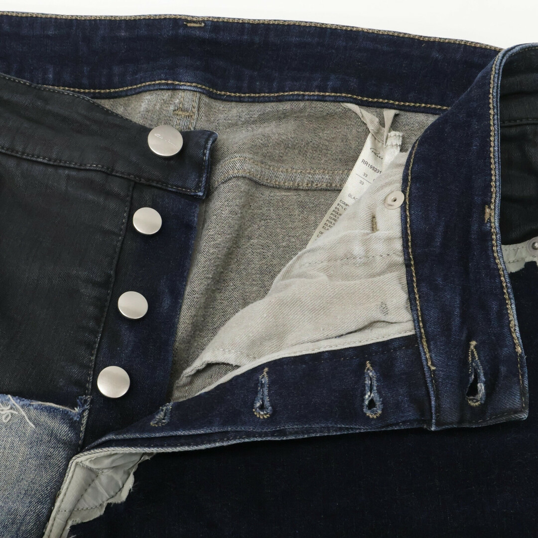 Rick Owens - リックオウエンス ブラック 19SS Babel Tyrone Jeans Rick Owens - リックオウエンス ブラック 19SS Babel Tyrone Jeans