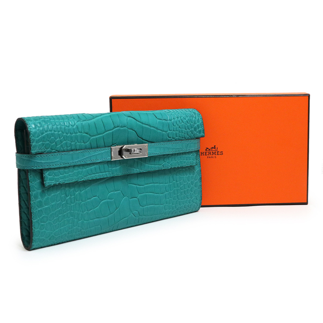 HERMES - エルメス ケリーウォレット ロング 二つ折り長財布 HERMES - エルメス ケリーウォレット ロング 二つ折り長財布