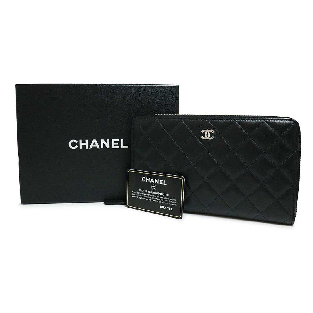 CHANEL - シャネル オーガナイザー ジップ ラウンドファスナー CHANEL - シャネル オーガナイザー ジップ ラウンドファスナー