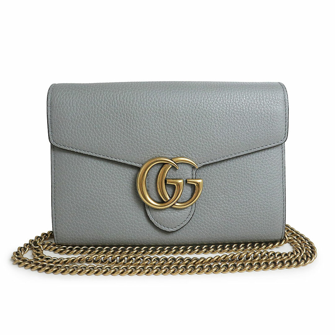 GUCCI - グッチ GGマーモント チェーンウォレット 長財布 GUCCI - グッチ GGマーモント チェーンウォレット 長財布