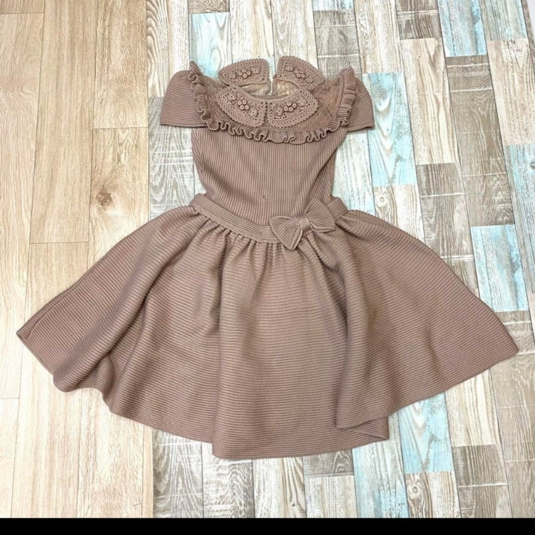 RED VALENTINO - 希少 RED VALENTINO ニットワンピース レッド RED VALENTINO - 希少 RED VALENTINO ニットワンピース レッド