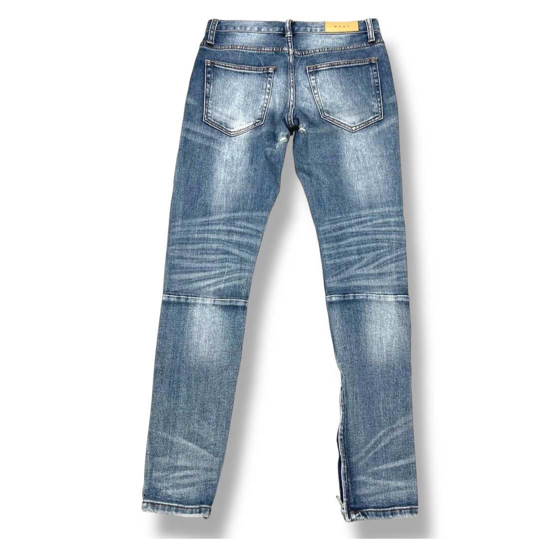 mnml - ミニマル mnml ダメージ加工 スキニー ストレッチ サイズ mnml - ミニマル mnml ダメージ加工 スキニー ストレッチ サイズ