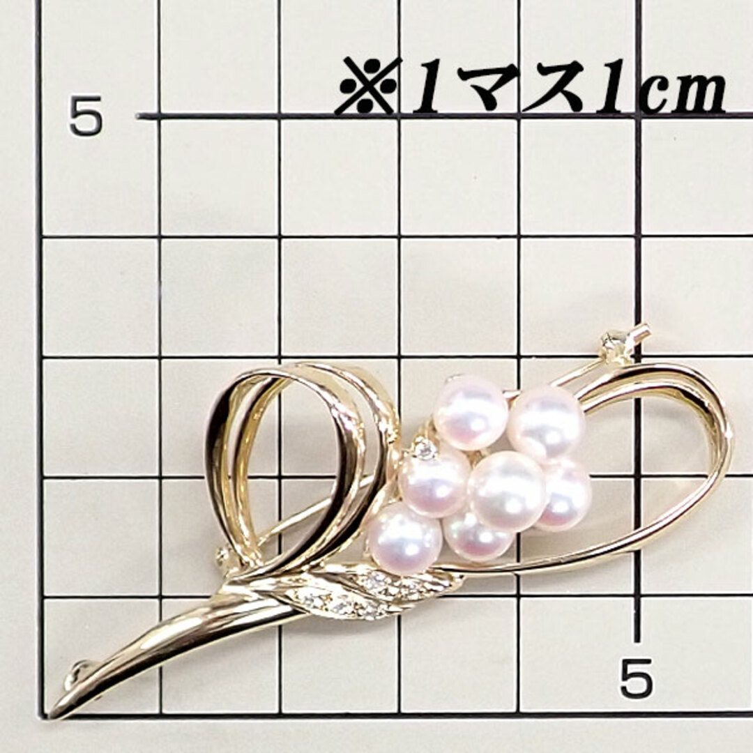 TASAKI - タサキ 田崎真珠 アコヤ真珠 ブローチ ダイヤモンド TASAKI - タサキ 田崎真珠 アコヤ真珠 ブローチ ダイヤモンド