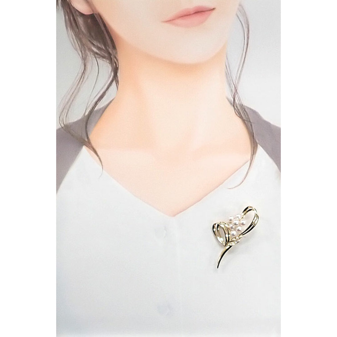TASAKI - タサキ 田崎真珠 アコヤ真珠 ブローチ ダイヤモンド TASAKI - タサキ 田崎真珠 アコヤ真珠 ブローチ ダイヤモンド