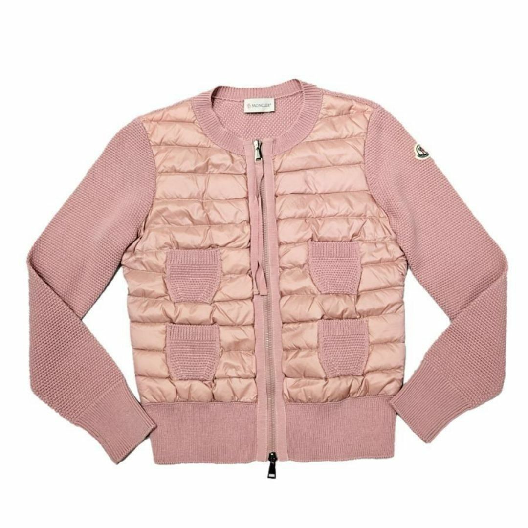 MONCLER - 超美品 モンクレール ニット ダウン カーディガン XS MONCLER - 超美品 モンクレール ニット ダウン カーディガン XS