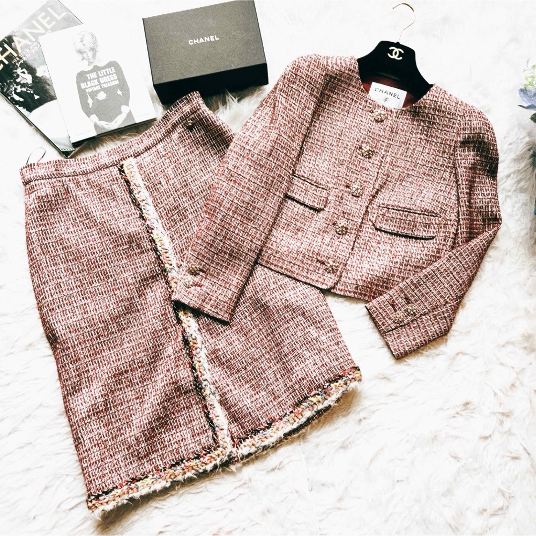 CHANEL - 極美品 CHANELシャネル ツイード グリポア ツイード CHANEL - 極美品 CHANELシャネル ツイード グリポア ツイード