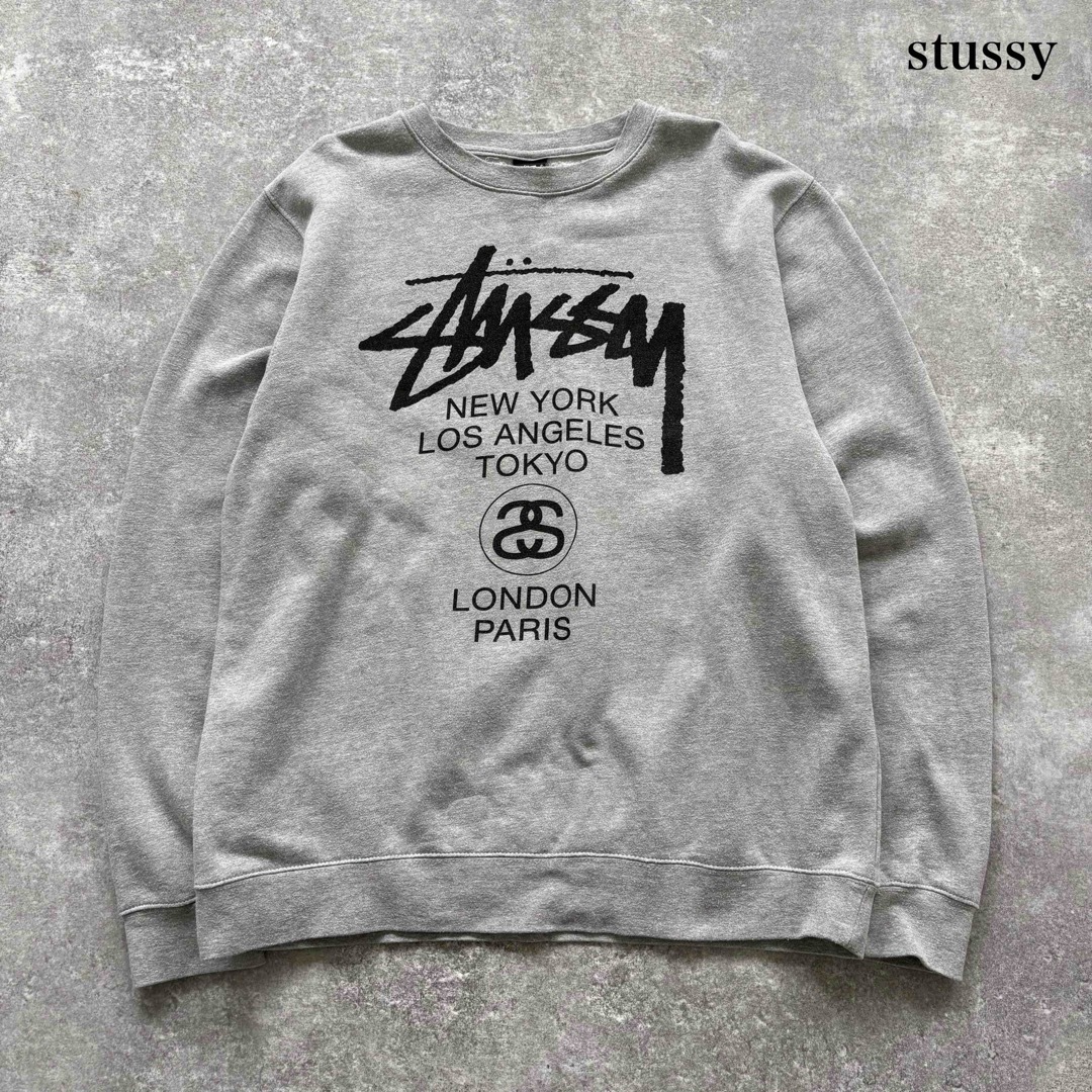 STUSSY - 【stussy】 ステューシー スウェットトレーナー STUSSY - 【stussy】 ステューシー スウェットトレーナー