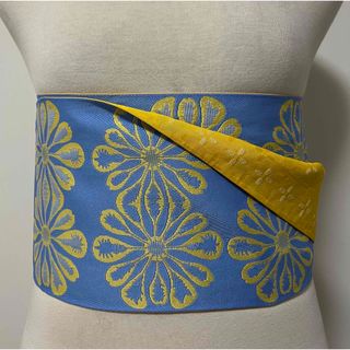 ぎをん齋藤 御所解 献上花 名古屋帯 塩瀬の通販 by Cream Tea's ぎをん齋藤 御所解 献上花 名古屋帯 塩瀬の通販 by Cream Tea's