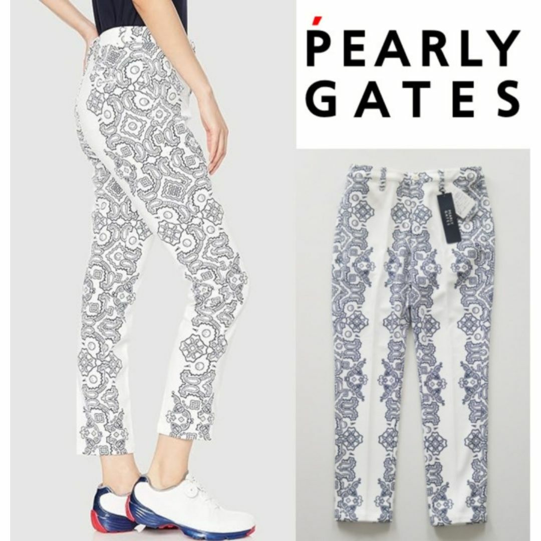 PEARLY GATES - 新品【パーリーゲイツ】スマイルペイズリー柄 PEARLY GATES - 新品【パーリーゲイツ】スマイルペイズリー柄