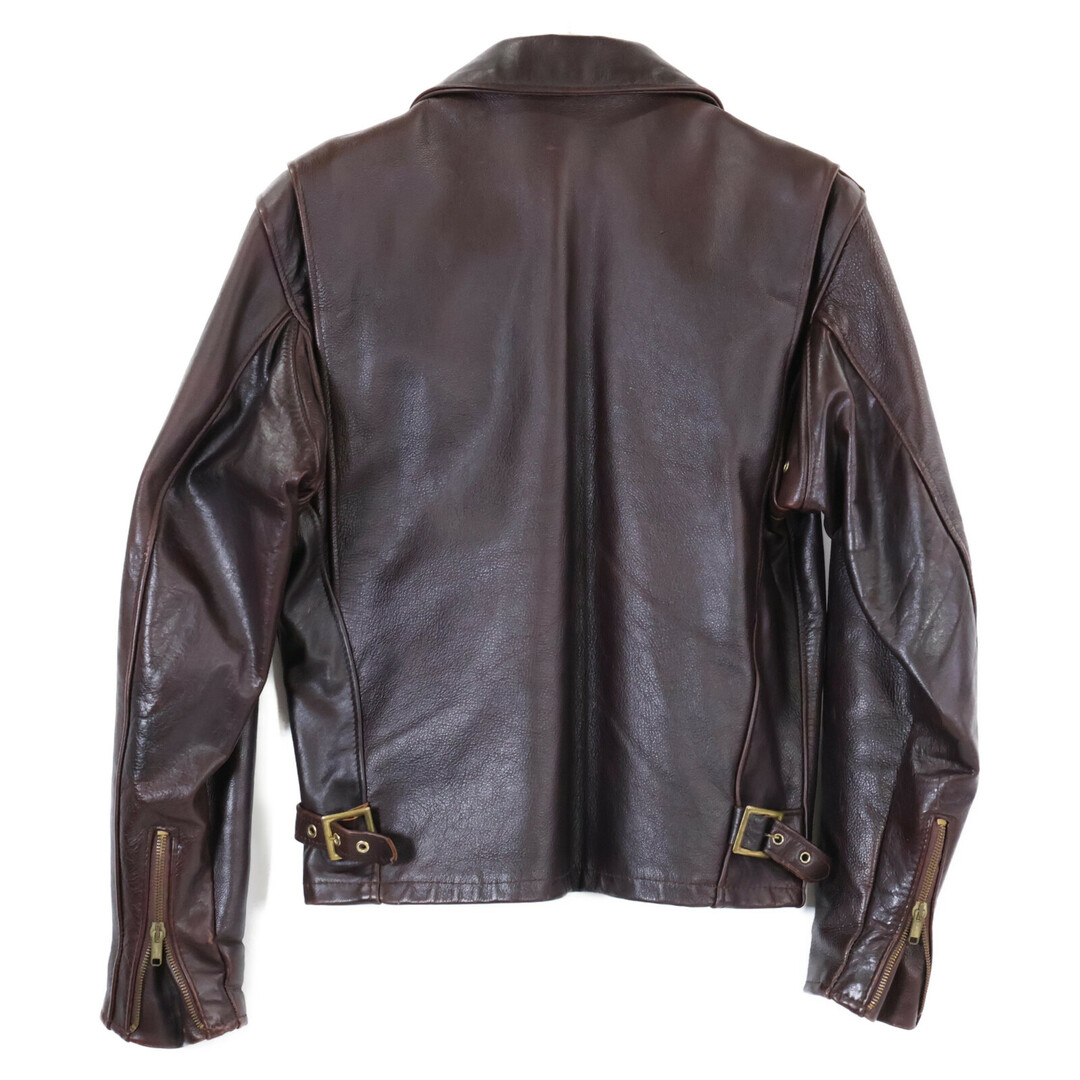 schott - ショット ブラウン 643EVS シングルライダース schott - ショット ブラウン 643EVS シングルライダース