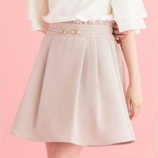 マジェスティックレゴン(MAJESTIC LEGON)のMAJESTIC LEGON ビット付きスカパン ピンク M(ひざ丈スカート)