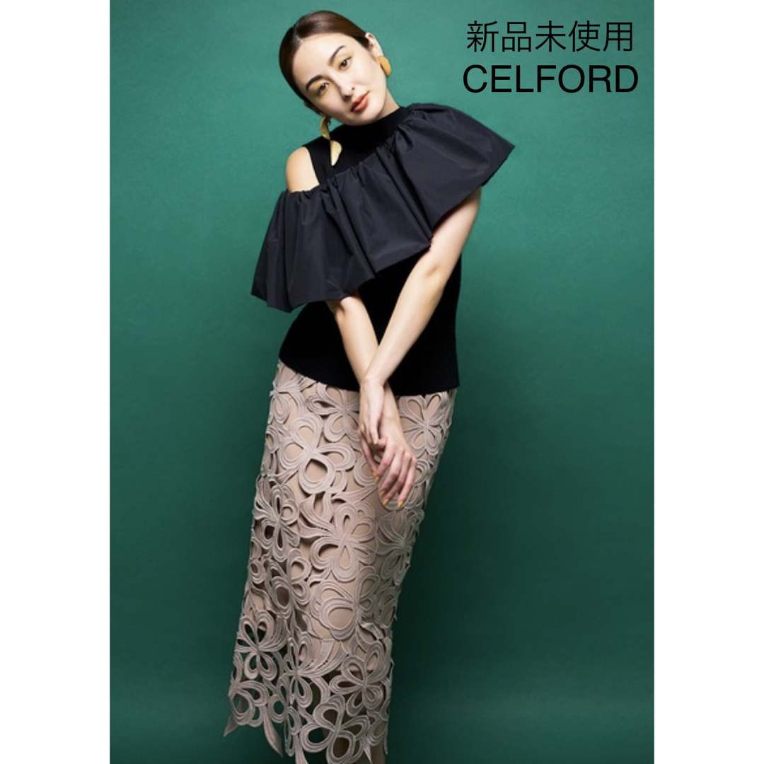 CELFORD - 未使用♢CELFORD リボンレーススカートの通販 by CELFORD - 未使用♢CELFORD リボンレーススカートの通販 by
