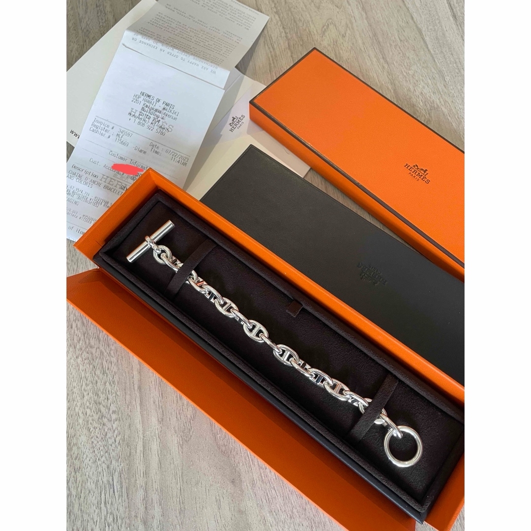 HERMES - 100%正規品 美品!HERMES シェーヌダンクル MM 15コマ HERMES - 100%正規品 美品!HERMES シェーヌダンクル MM 15コマ