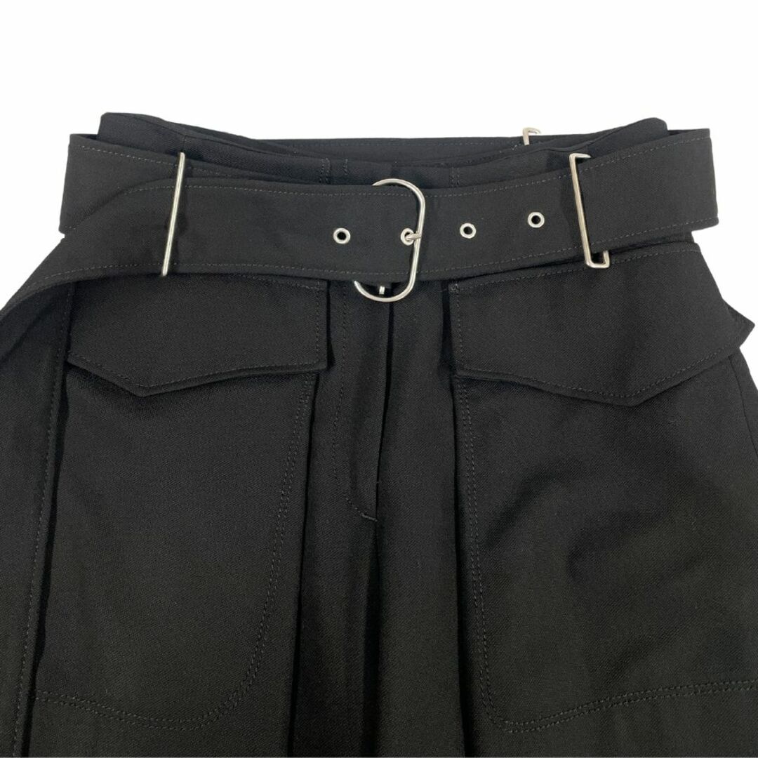 Acne Studios(アクネストゥディオズ)のACNE STUDIOS アクネストゥディオズ INEZ STRUCT WO PSS17 ベルト付き パンツ ブラック サイズ 36 正規品 / 50141 レディースのパンツ(その他)の商品写真