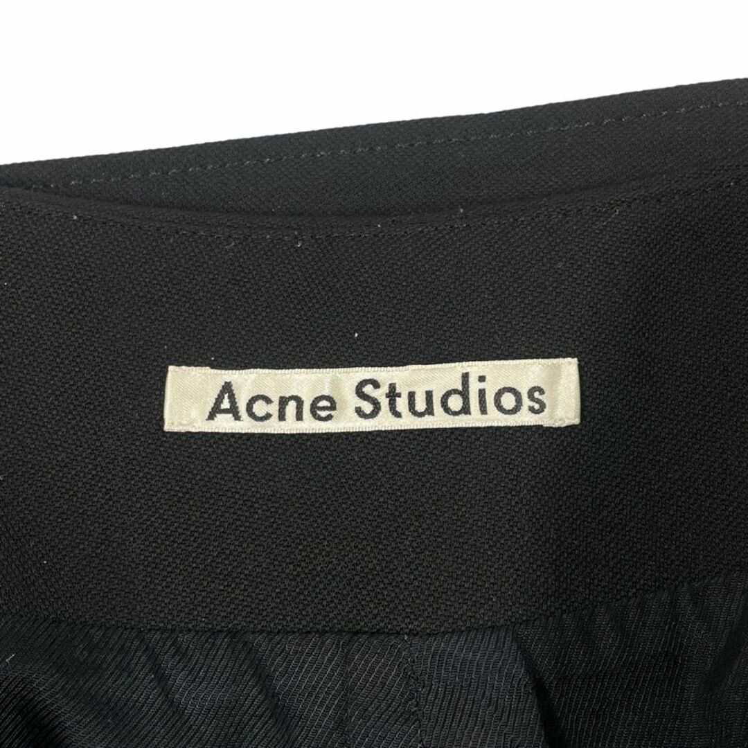 Acne Studios(アクネストゥディオズ)のACNE STUDIOS アクネストゥディオズ INEZ STRUCT WO PSS17 ベルト付き パンツ ブラック サイズ 36 正規品 / 50141 レディースのパンツ(その他)の商品写真