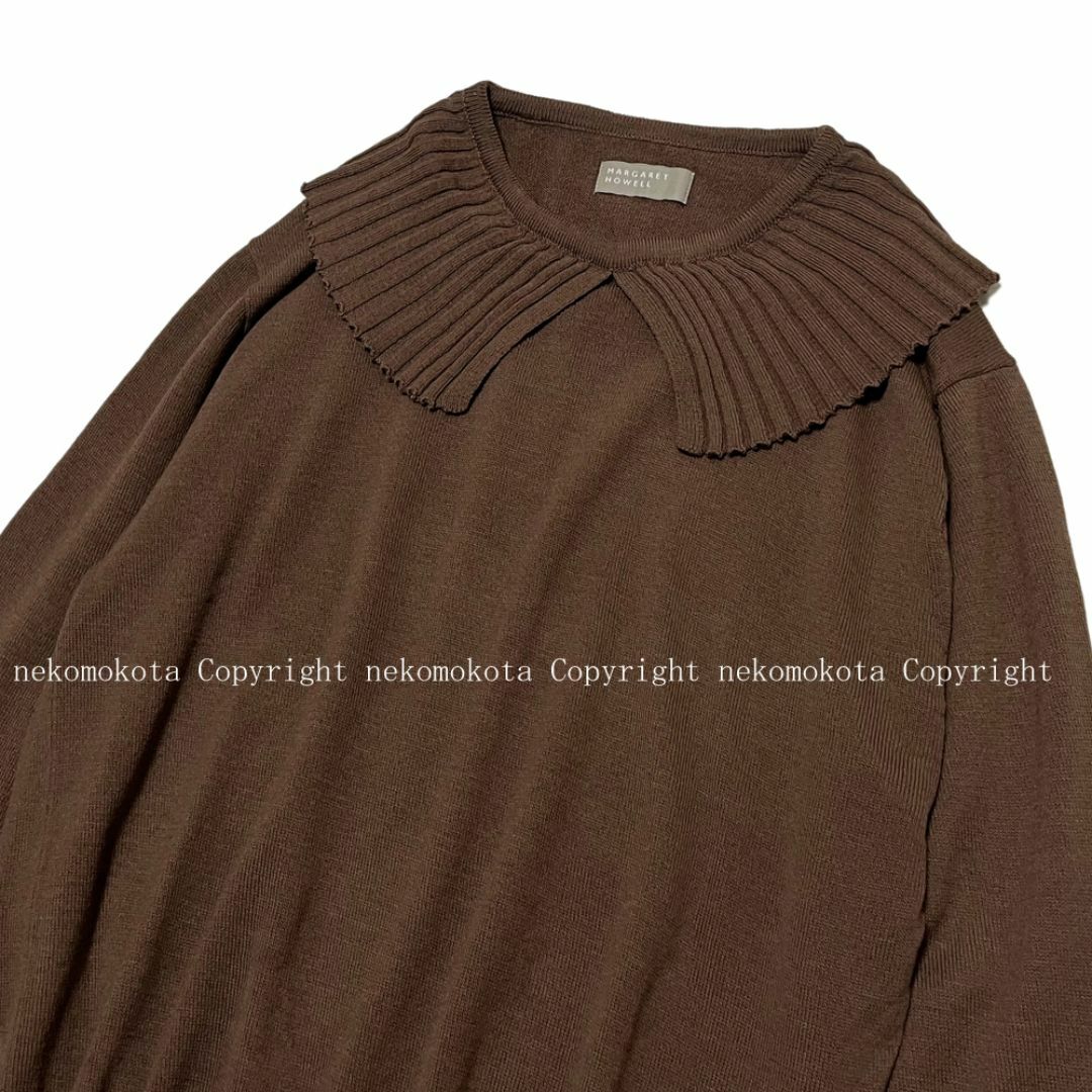 MARGARET HOWELL - 美品 2023 マーガレットハウエル フリル MARGARET HOWELL - 美品 2023 マーガレットハウエル フリル