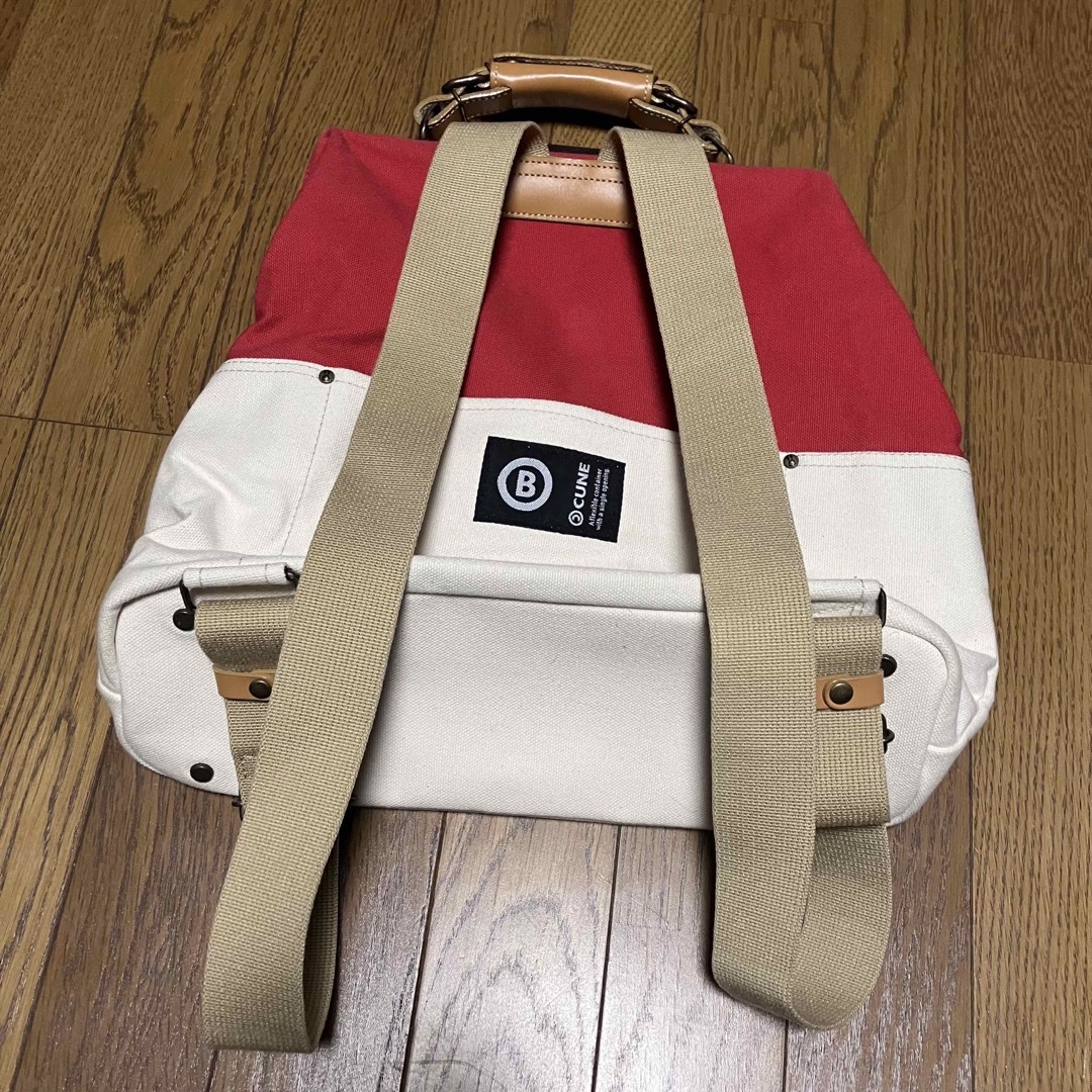 CUNE - CUNE キューン 兎柄 がま口帆布リュック ダレスリュック CUNE - CUNE キューン 兎柄 がま口帆布リュック ダレスリュック