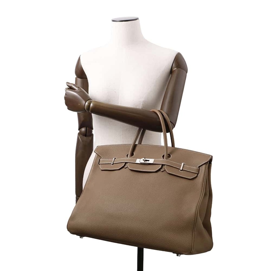 HERMES - エルメス バーキン40 エトゥープ/シルバー金具 トゴ Z HERMES - エルメス バーキン40 エトゥープ/シルバー金具 トゴ Z