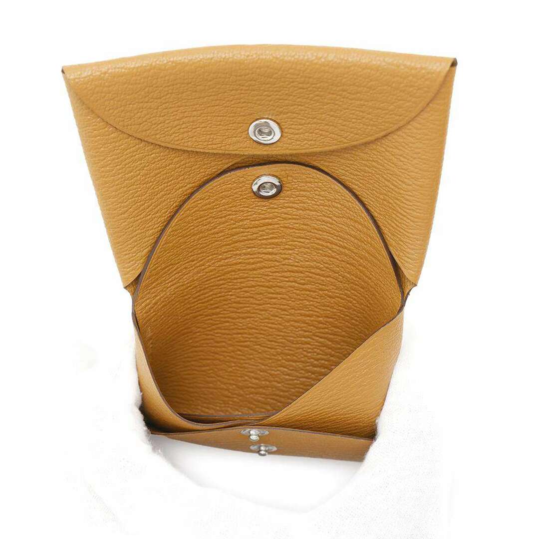 HERMES - エルメス コインケース カルヴィ デュオ キャラメル HERMES - エルメス コインケース カルヴィ デュオ キャラメル