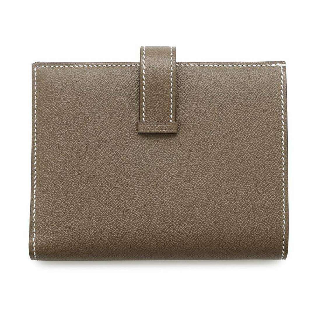 HERMES - エルメス 二つ折り財布 ベアンコンパクト エトゥープ HERMES - エルメス 二つ折り財布 ベアンコンパクト エトゥープ
