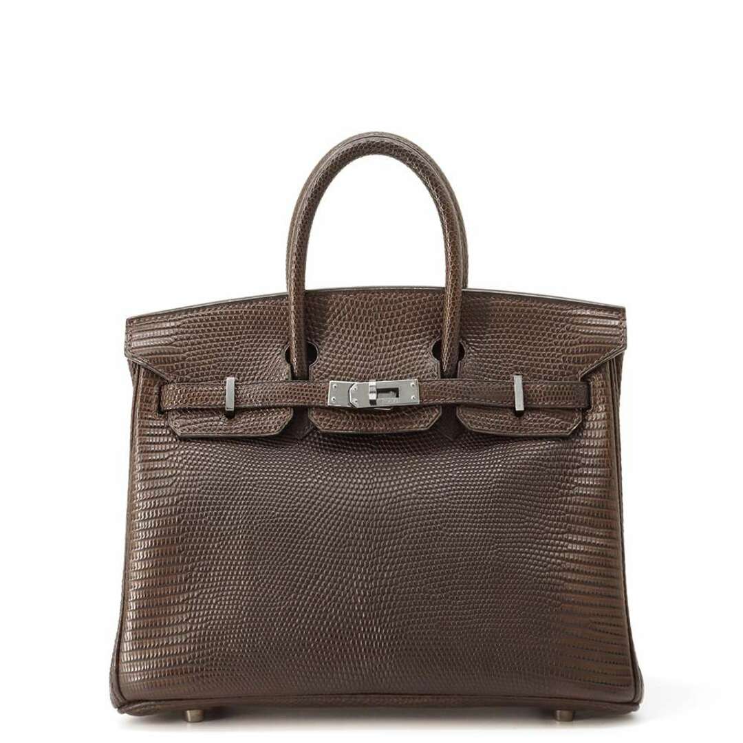 HERMES - エルメス バーキン25 エベンヌ/シルバー金具 リザード HERMES - エルメス バーキン25 エベンヌ/シルバー金具 リザード