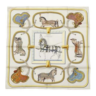 HERMES - エルメス スカーフ カレ90 グラン・アパラ 盛装の馬 HERMES - エルメス スカーフ カレ90 グラン・アパラ 盛装の馬