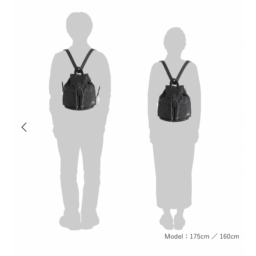PORTER - 現行新作新品✴︎PORTER / TANKER SACKPACK ブラックの PORTER - 現行新作新品✴︎PORTER / TANKER SACKPACK ブラックの