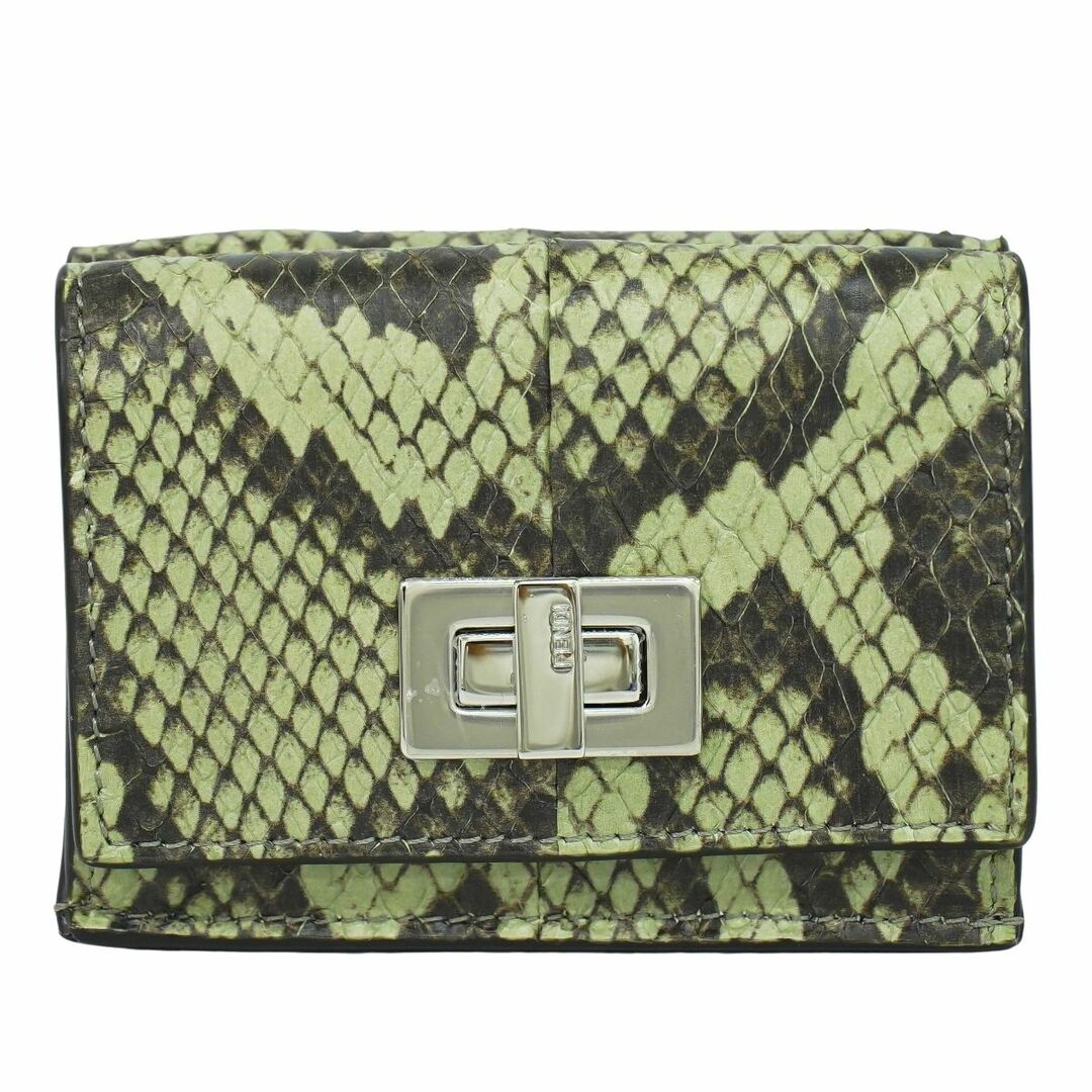 FENDI - 本物 フェンディ FENDI ピーカブー 三つ折り 折財布 FENDI - 本物 フェンディ FENDI ピーカブー 三つ折り 折財布