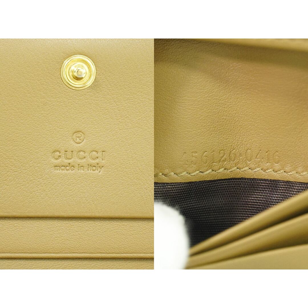 GUCCI - 本物 グッチ GUCCI GGマーモント 二つ折り 折財布 GUCCI - 本物 グッチ GUCCI GGマーモント 二つ折り 折財布