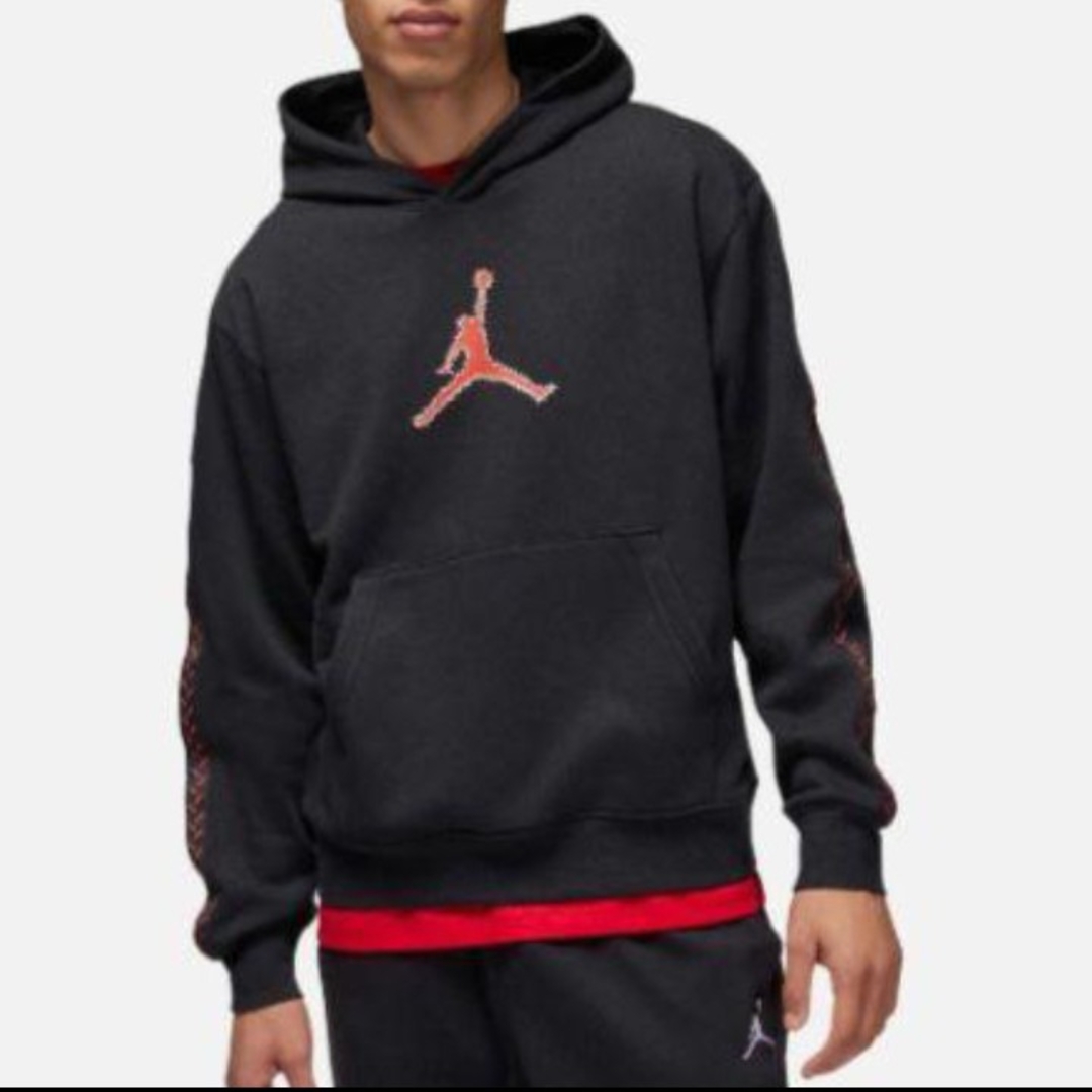 NIKE - 新品 ナイキジョーダン 上下セットアップ L 黒 パーカー NIKE - 新品 ナイキジョーダン 上下セットアップ L 黒 パーカー