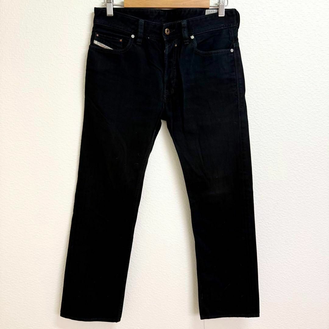 DIESEL - DIESEL ディーゼル ブラックデニムジーンズ 加工デニム DIESEL - DIESEL ディーゼル ブラックデニムジーンズ 加工デニム