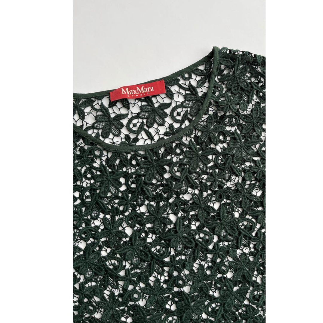 Max Mara - MaxMara マックスマーラ レース トップス チュニック Max Mara - MaxMara マックスマーラ レース トップス チュニック