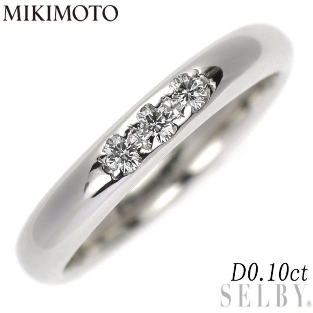 MIKIMOTO - ミキモト Pt950 ダイヤモンド リング 0.10ctの通販 MIKIMOTO - ミキモト Pt950 ダイヤモンド リング 0.10ctの通販