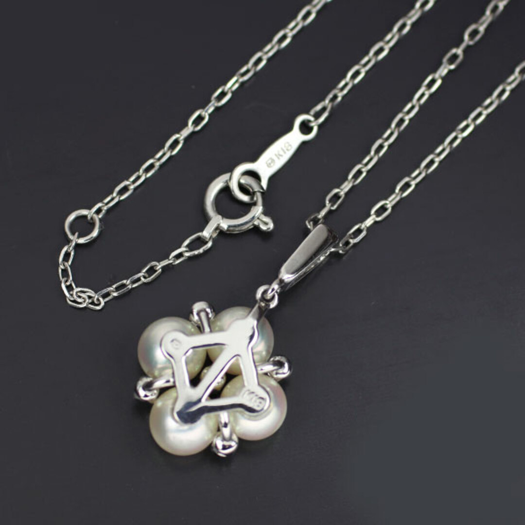 MIKIMOTO - ミキモト K18WG アコヤ 真珠/パール ダイヤモンド MIKIMOTO - ミキモト K18WG アコヤ 真珠/パール ダイヤモンド