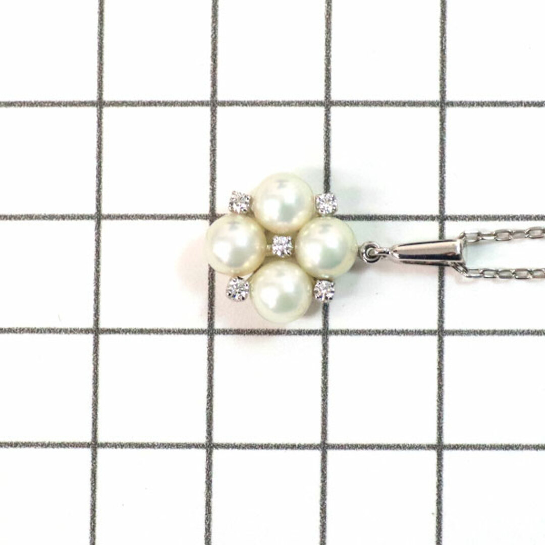 MIKIMOTO - ミキモト K18WG アコヤ 真珠/パール ダイヤモンド MIKIMOTO - ミキモト K18WG アコヤ 真珠/パール ダイヤモンド
