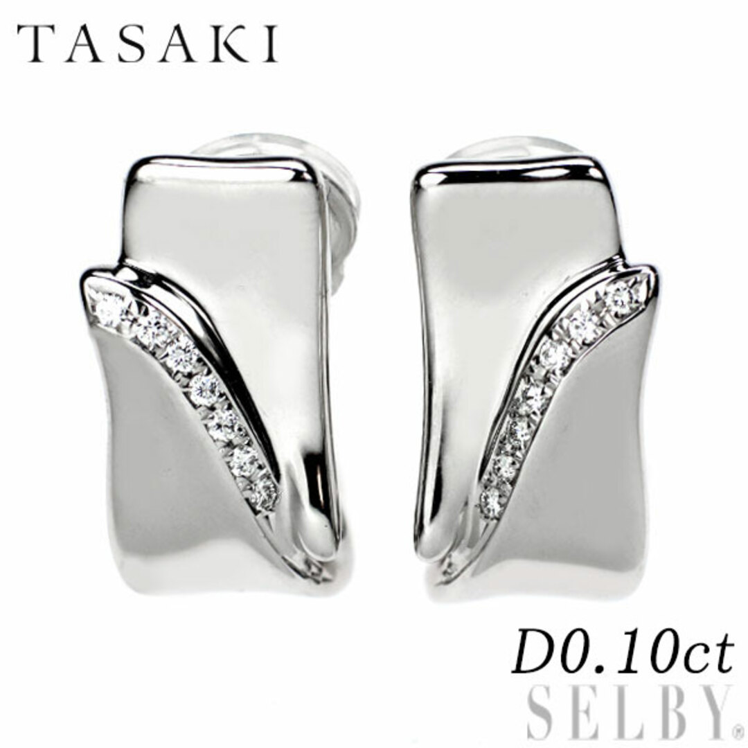 TASAKI - 田崎真珠 K18WG ダイヤモンド ピアス 0.10ctの通販 by TASAKI - 田崎真珠 K18WG ダイヤモンド ピアス 0.10ctの通販 by