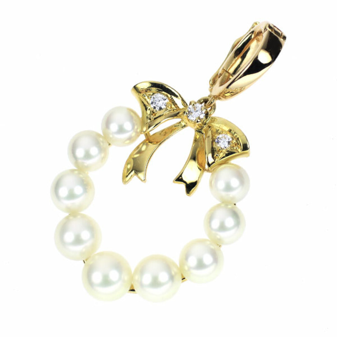 MIKIMOTO - ミキモト K18YG アコヤ 真珠/パール ダイヤモンド MIKIMOTO - ミキモト K18YG アコヤ 真珠/パール ダイヤモンド