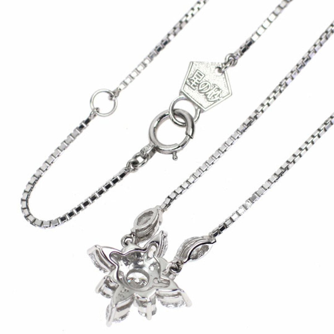 星の砂 Pt900/Pt850 ダイヤモンド ペンダントネックレス 1.00ct 星の砂 Pt900/Pt850 ダイヤモンド ペンダントネックレス 1.00ct