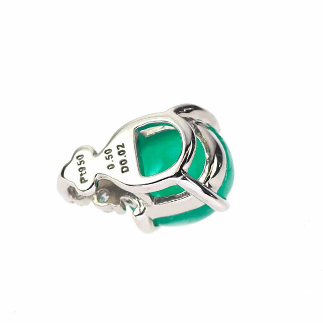 Pt950 エメラルド ダイヤモンド ペンダントトップ 0.50ct D0 Pt950 エメラルド ダイヤモンド ペンダントトップ 0.50ct D0