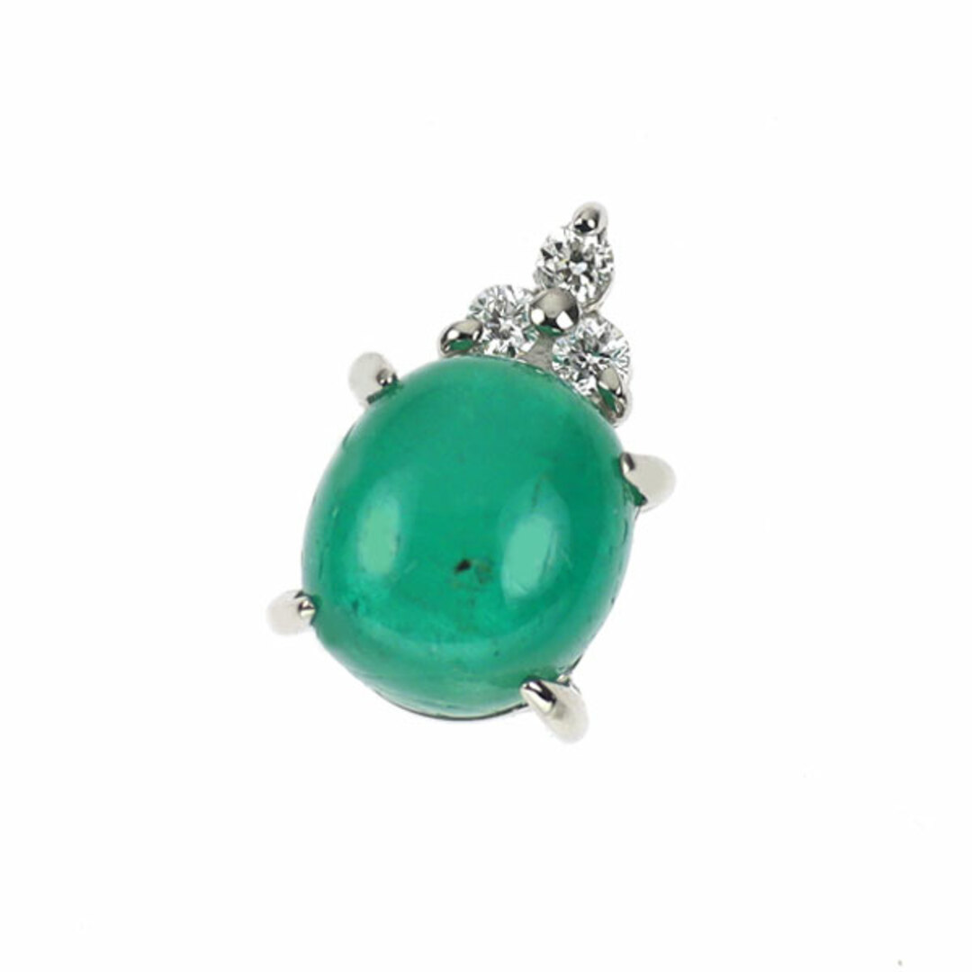 Pt950 エメラルド ダイヤモンド ペンダントトップ 0.50ct D0 Pt950 エメラルド ダイヤモンド ペンダントトップ 0.50ct D0