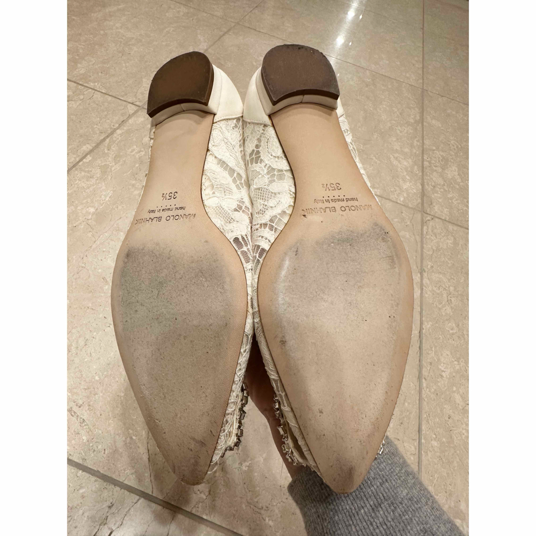 MANOLO BLAHNIK - Manolo Blahnik マノロブラニク ホワイト MANOLO BLAHNIK - Manolo Blahnik マノロブラニク ホワイト