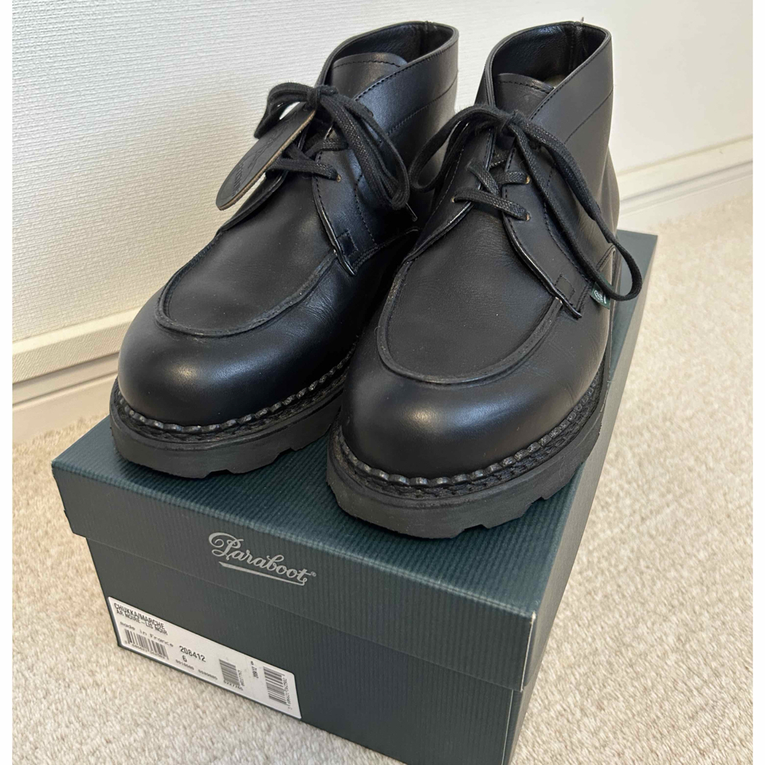 Paraboot - Paraboot for ARPENTEURコラボチャッカブーツ 黒6 Paraboot - Paraboot for ARPENTEURコラボチャッカブーツ 黒6