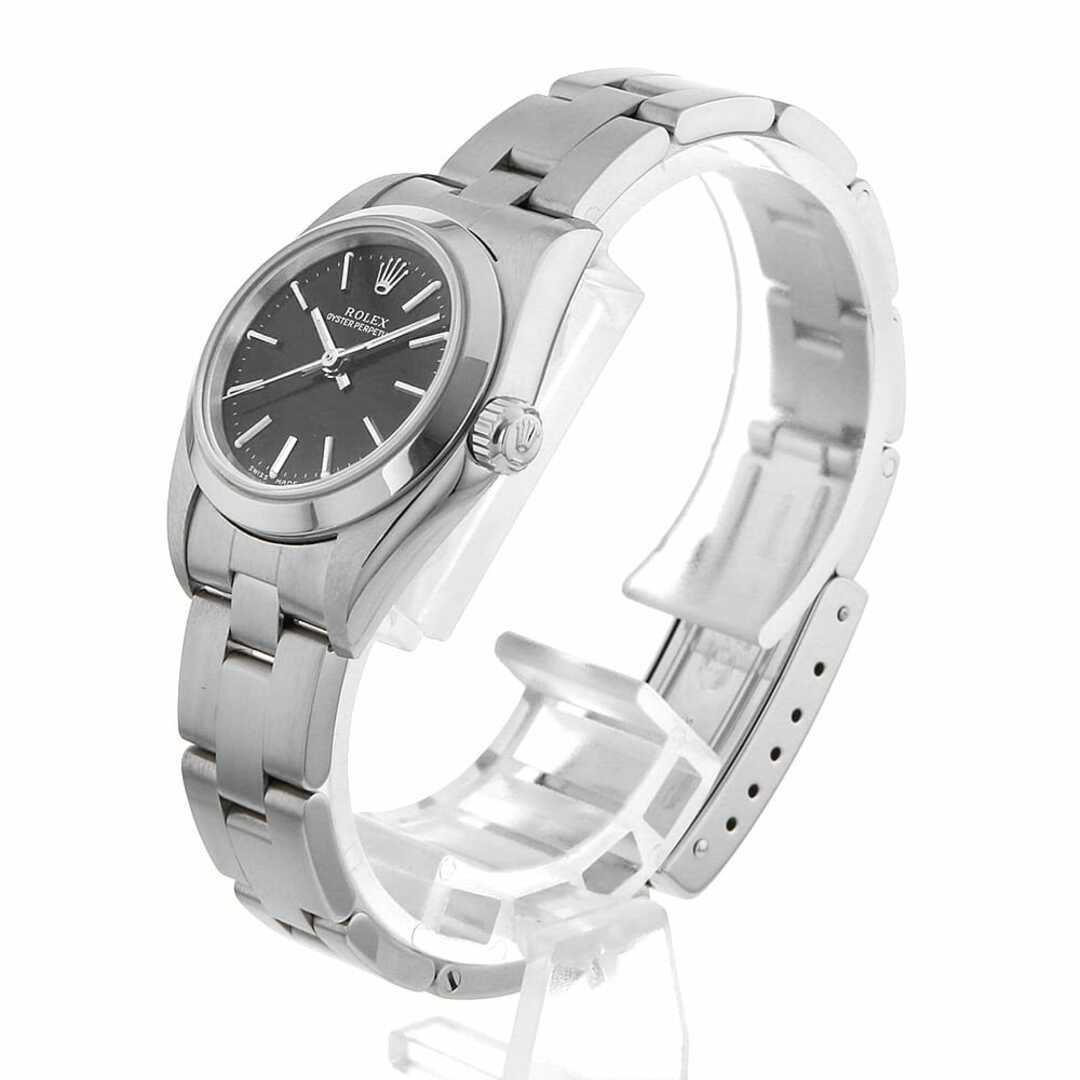 ROLEX - ロレックス オイスターパーペチュアル 76080 ブラック ROLEX - ロレックス オイスターパーペチュアル 76080 ブラック