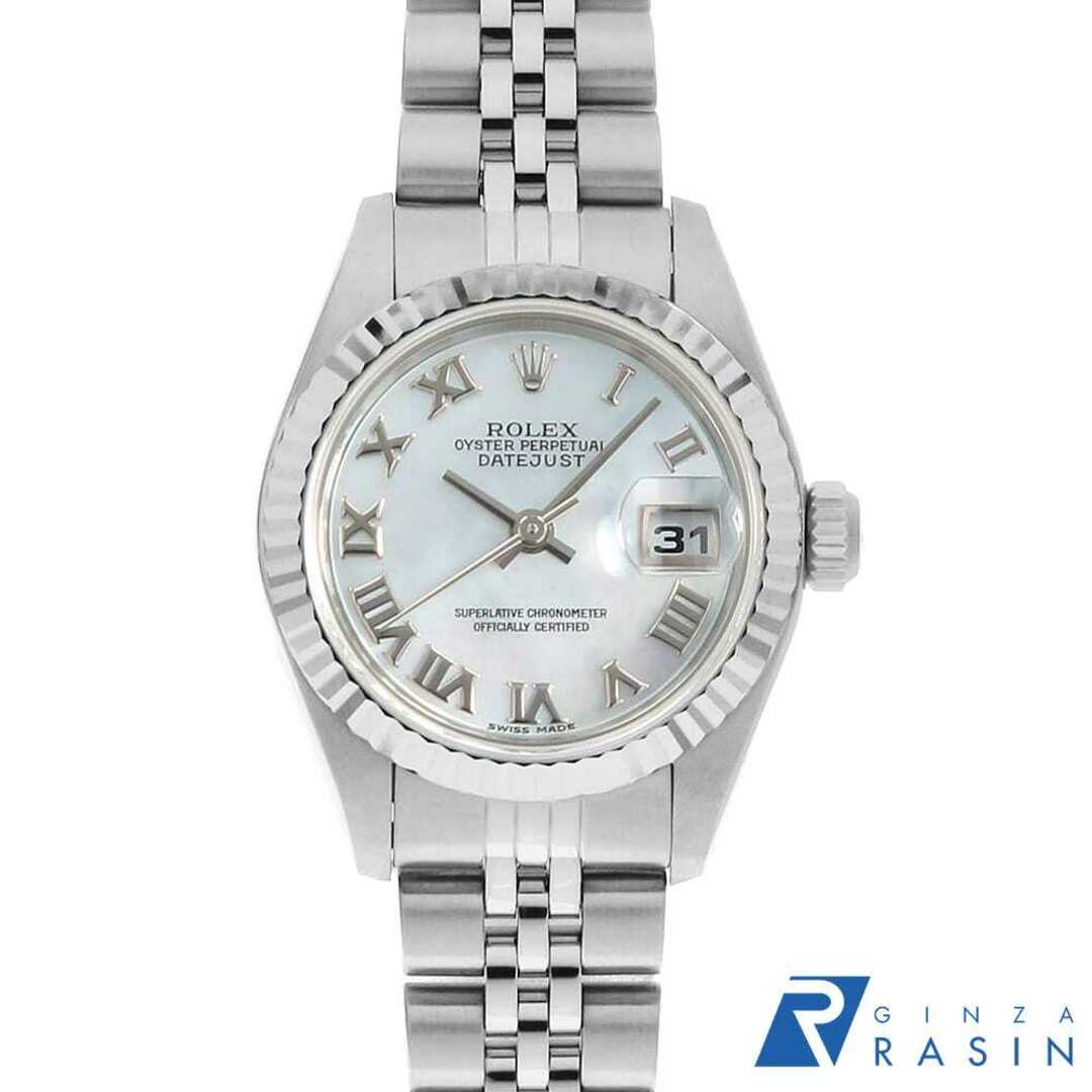 【ふるさと割】 ROLEX - ロレックス デイトジャスト 79174NR ホワイトシェル 本体