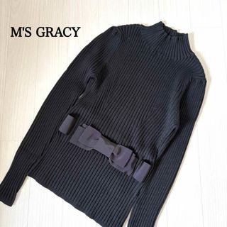 M'S GRACY - M'S GRACYニット(ブラック)の通販|ラクマ M'S GRACY - M'S GRACYニット(ブラック)の通販|ラクマ