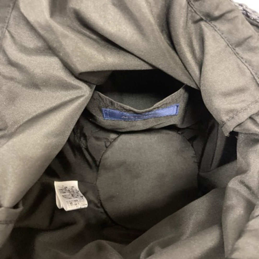 M'S GRACY - エムズグレイシー カゴバック パール フリル 紺色 M'S GRACY - エムズグレイシー カゴバック パール フリル 紺色